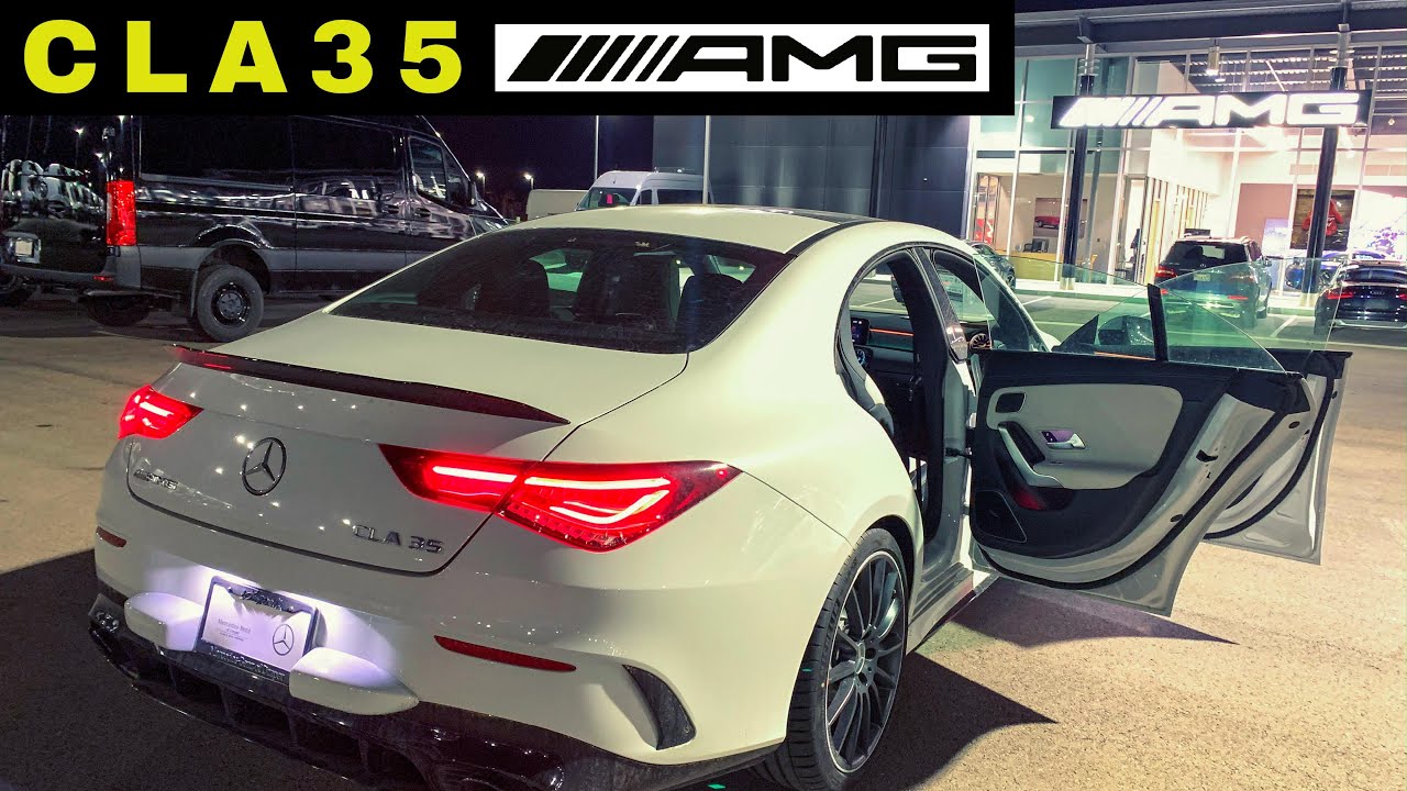 2020 Mercedes-AMG CLA 35 Night Drive | CLA 35 AMG Startup and Test Drive -  YouTube