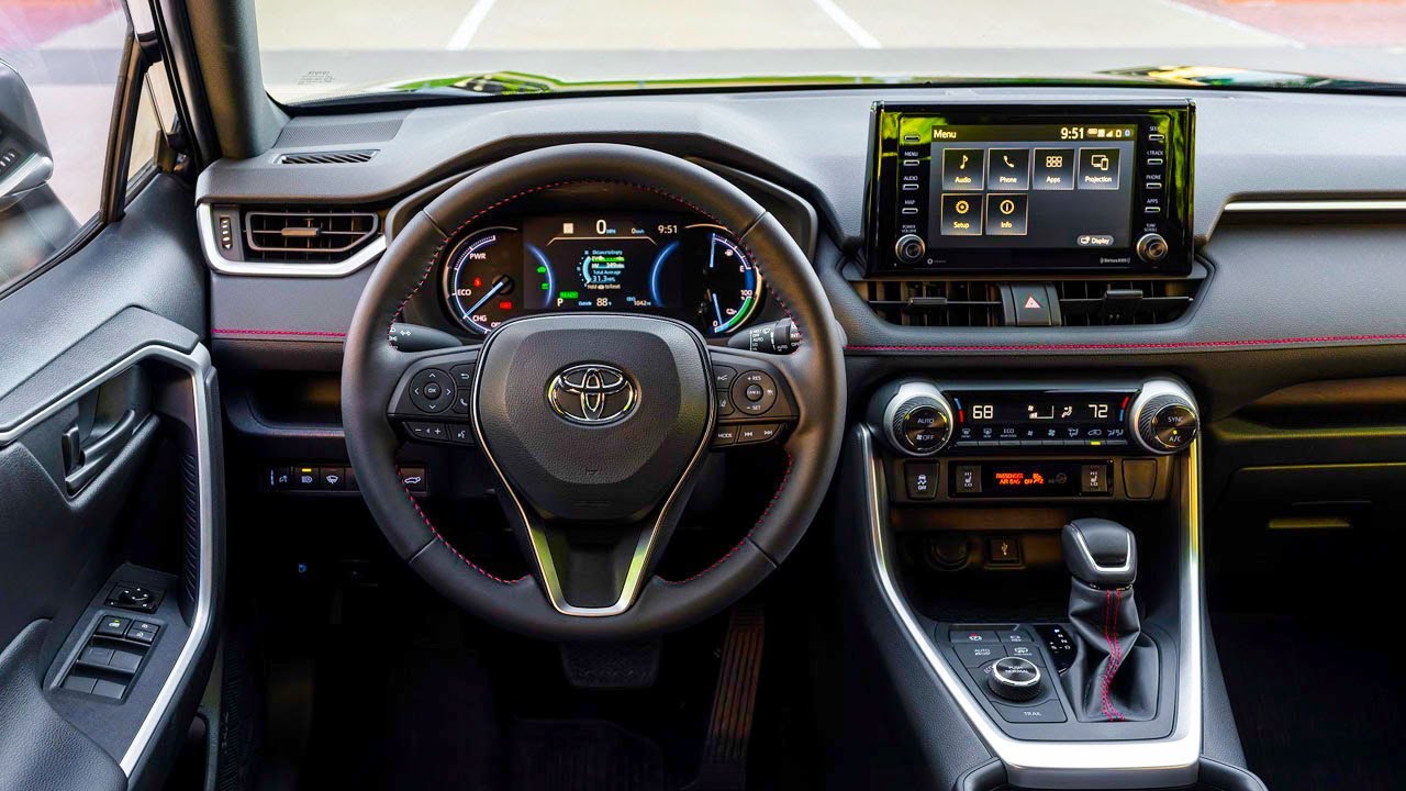 2021 Toyota RAV4 Prime SE Interior Cabin - YouTube