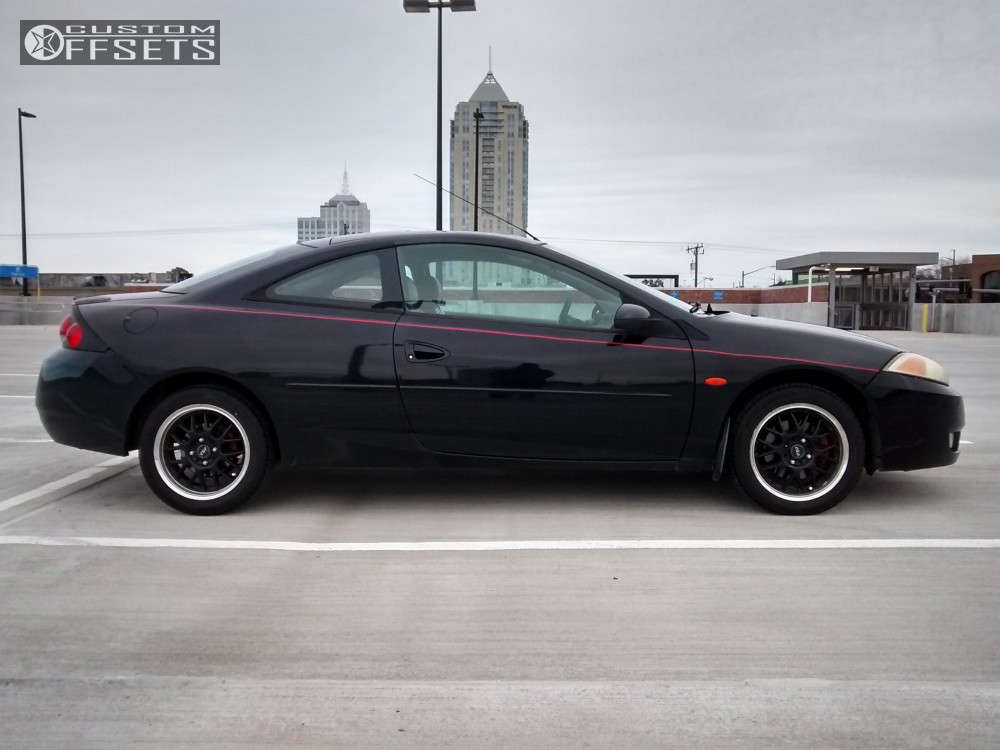 2002 Mercury Cougar with 16x7 45 ASA Ar1 and 215/50R16 Kumho Ecsta 4x Ii  and Stock | Custom Offsets