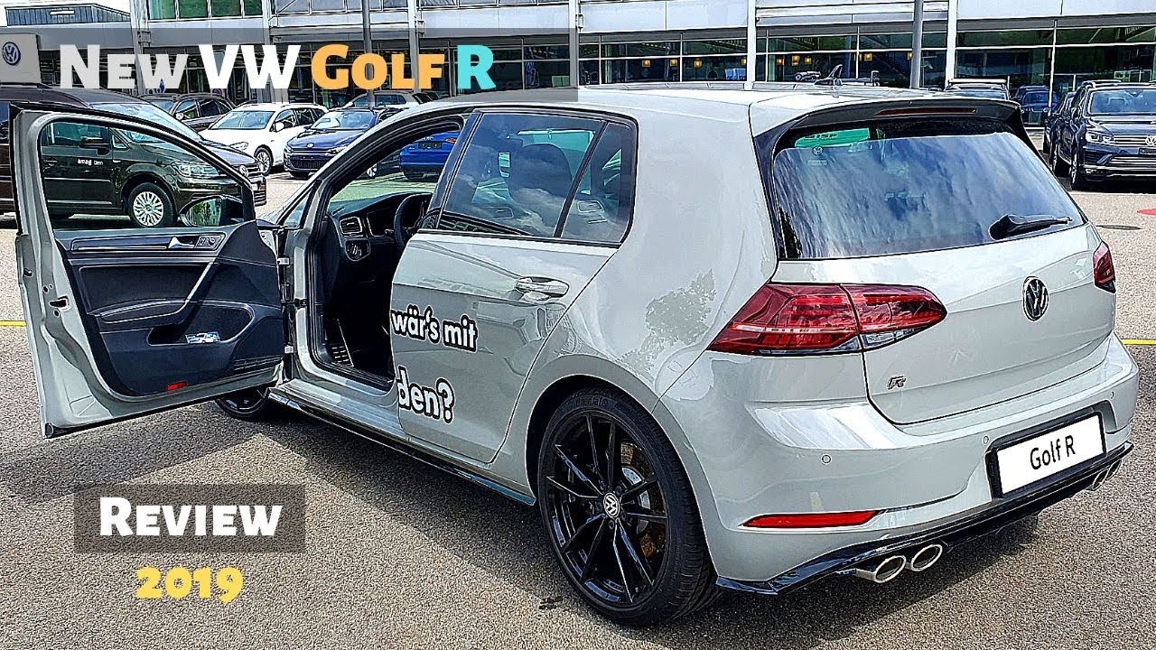 New VW Golf R 2019 Review Interior Exterior - YouTube