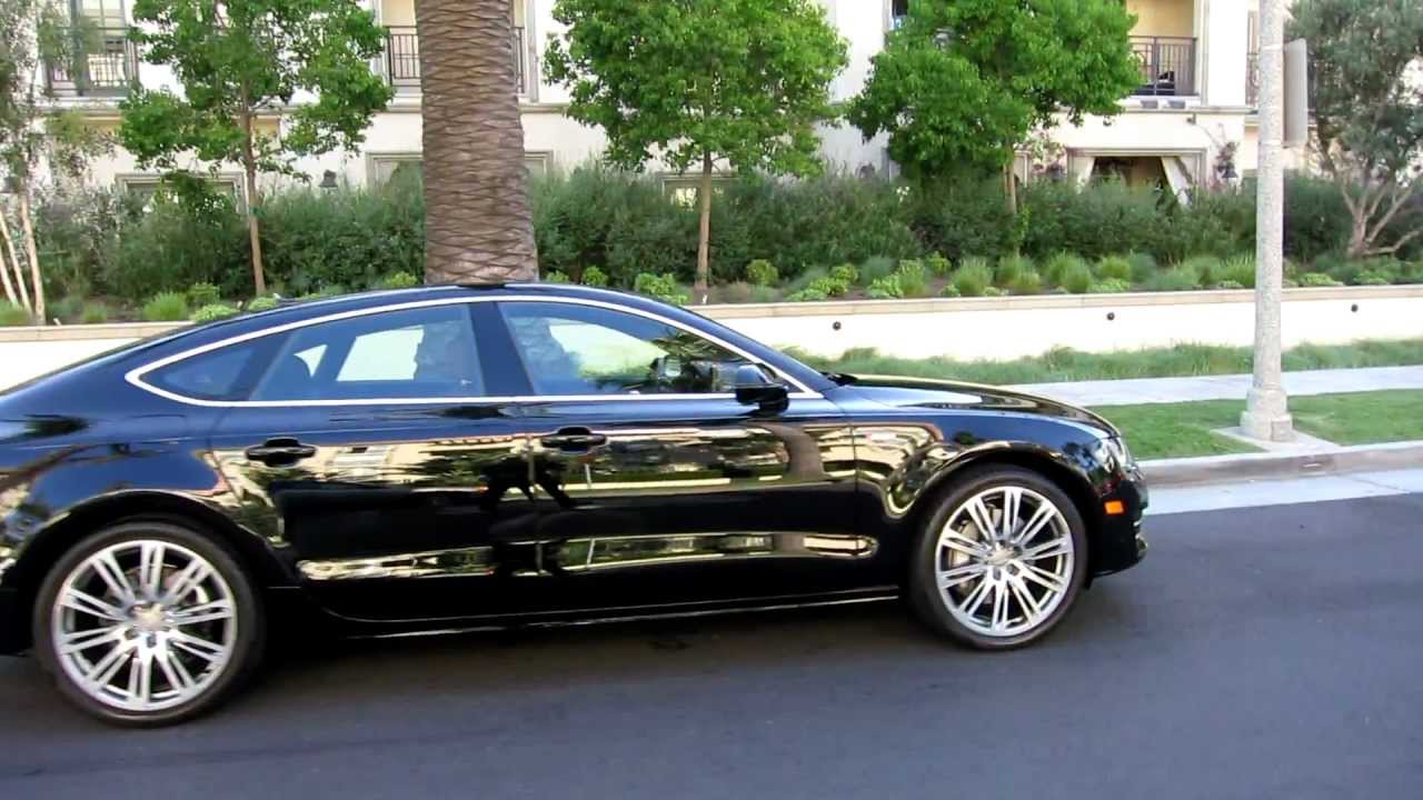 96 2012 Audi A7 Black Nougat Brown 2,480 miles SOLD in Beverly Hills -  YouTube