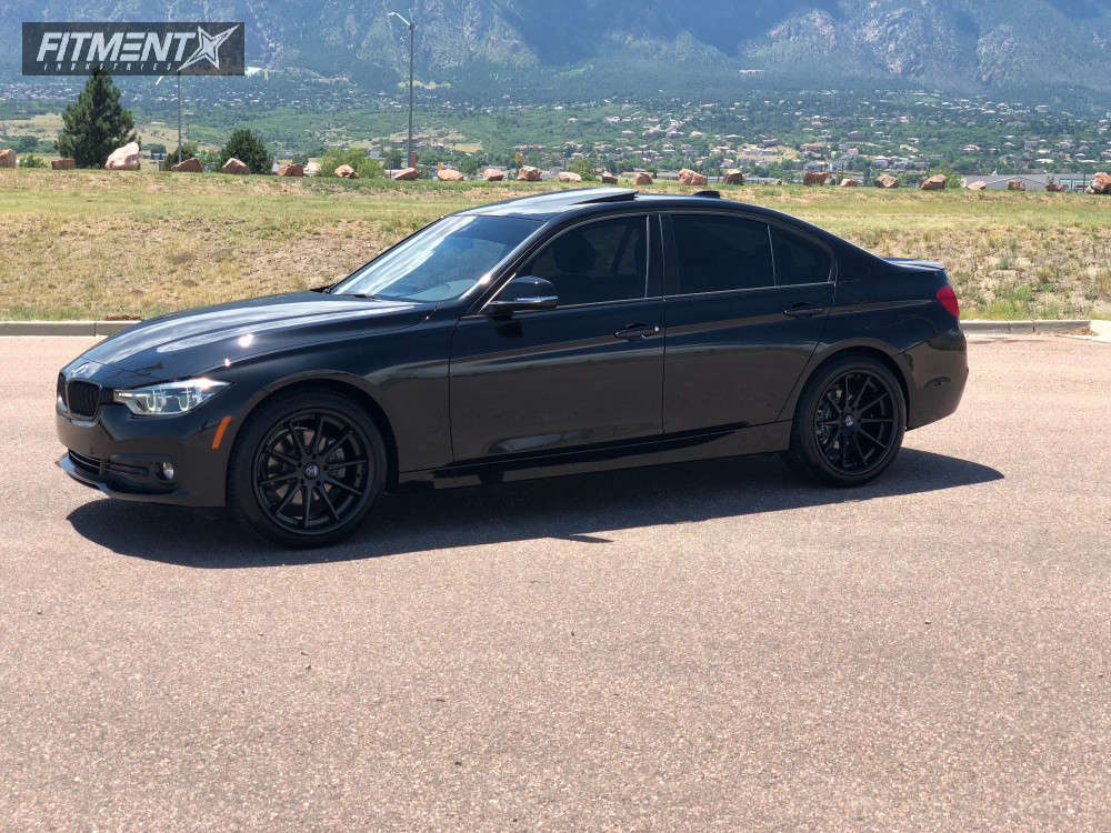 2018 BMW 320i XDrive with 19x8.5 Rohana Rc10 and Continental 225x45 on  Stock Suspension | 426770 | Fitment Industries