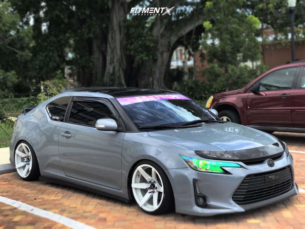 2016 Scion TC Base with 18x9.5 Cosmis Racing S1 and Nankang 225x35 on  Coilovers | 520896 | Fitment Industries