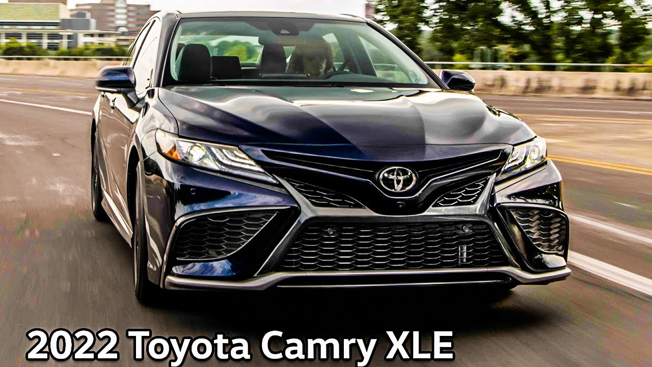 2022 Toyota Camry XLE in Blueprint Color - YouTube