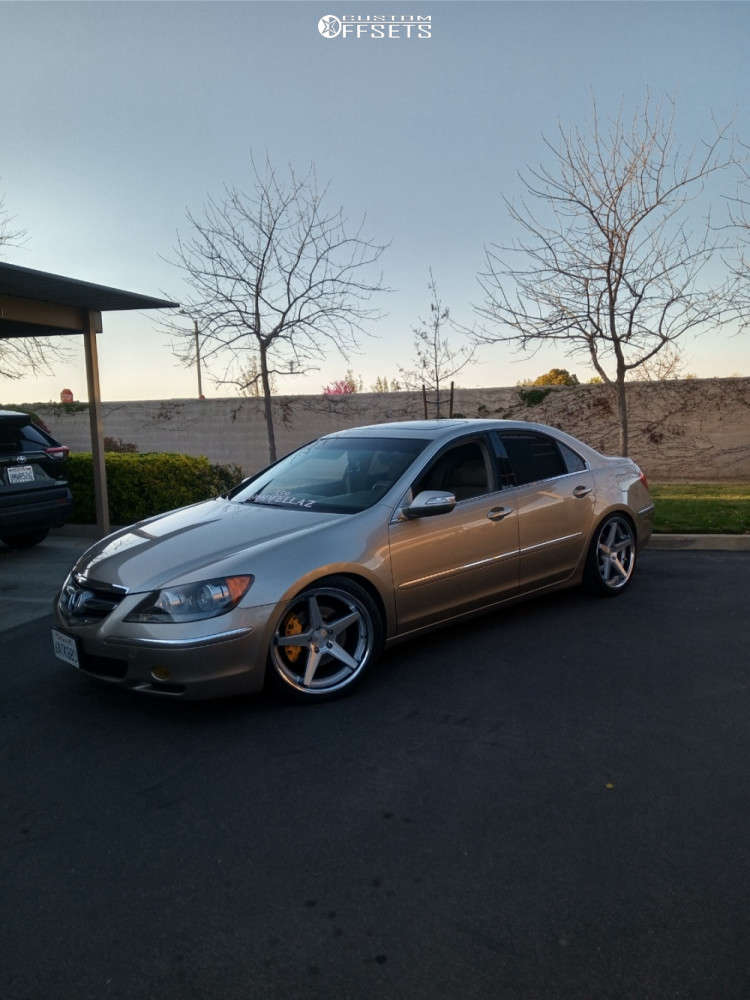 2007 Acura RL with 20x9 35 Ferrada FR3 and 245/35R20 Achilles Atr Sport 2  and Coilovers | Custom Offsets