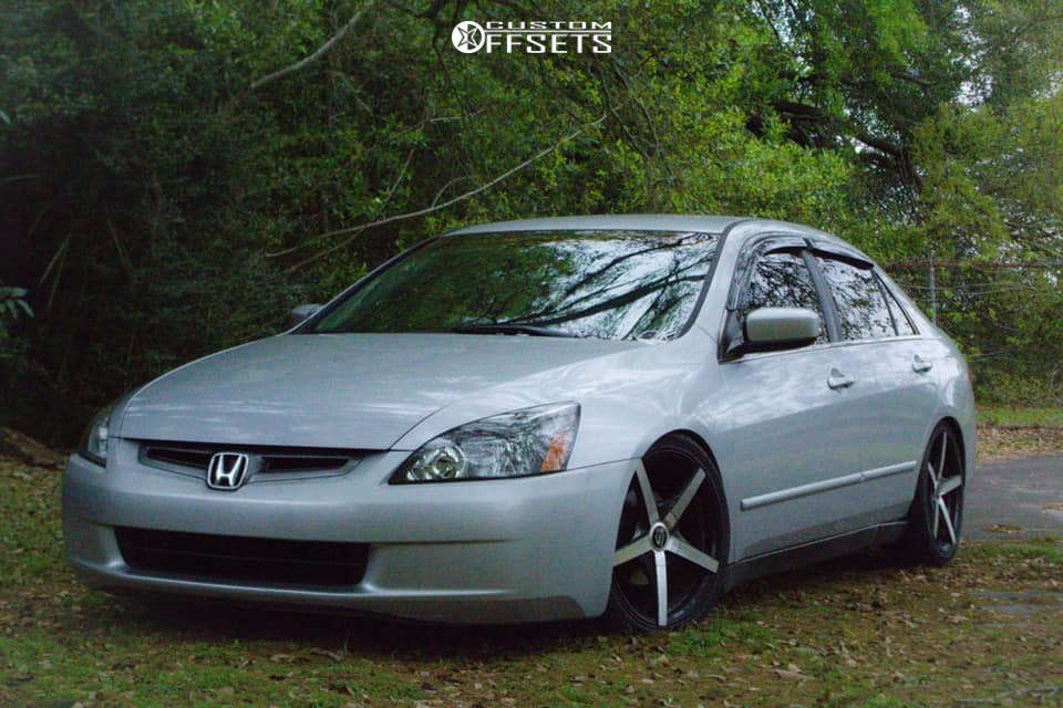 2003 Honda Accord with 18x7.5 40 Sacchi S72 and 225/40R18 Altenzo Sport  Comforter and Coilovers | Custom Offsets
