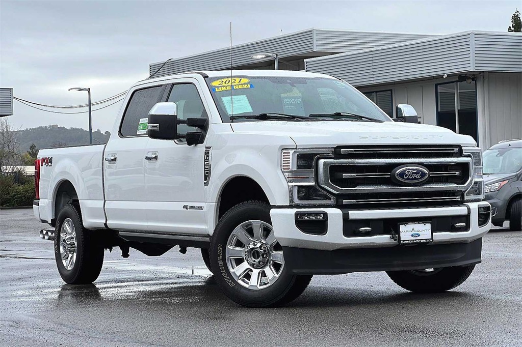 Pre-Owned 2021 Ford F-250 Platinum 4 Door Crew Cab Truck in Novato  #38B12904 | Marin County Ford