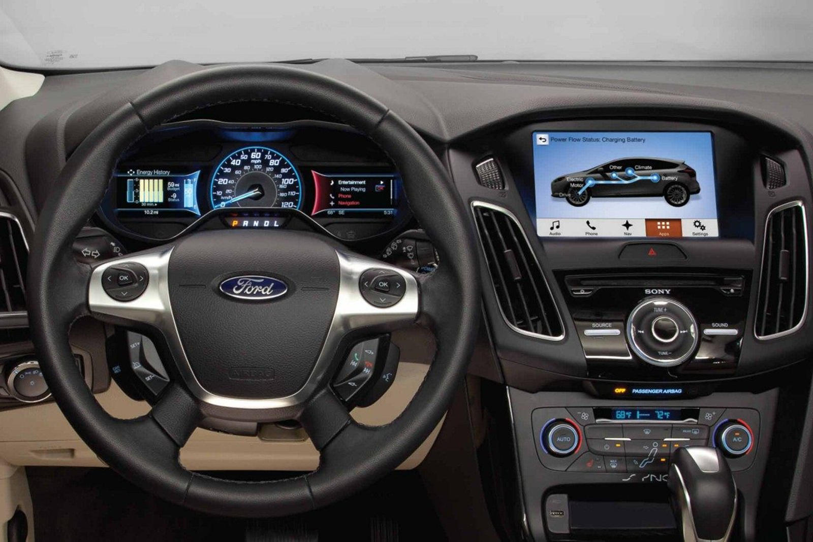 2016 Ford Focus Electric Interior Photos | CarBuzz