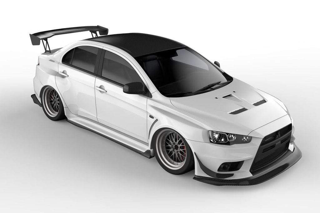 StreetFighter LA Full Wide Body Kit FRP Mitsubishi EVO X 2008-2015 – Import  Image Racing