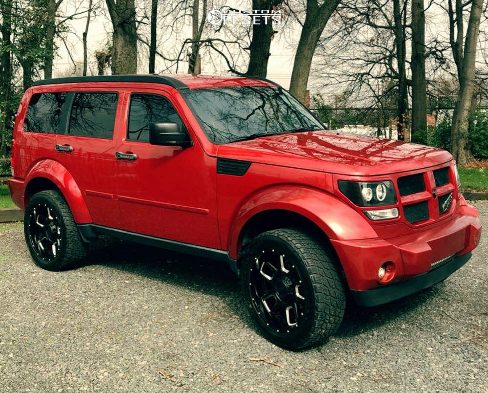 2011 Dodge Nitro with 20x9 Gear Off-Road Armor and 265/50R20 Nitto Terra  Grappler G2 and Suspension Lift 3" | Custom Offsets