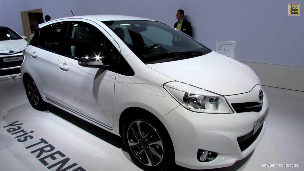 2013 Toyota Yaris Trend - Exterior and Interior Walkaround - Debut at 2012  Paris Auto Show - YouTube