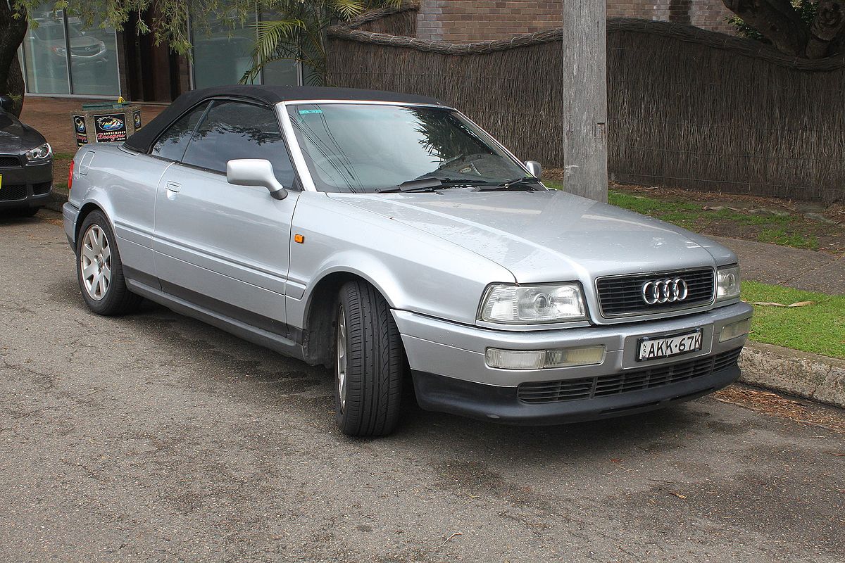 File:1998 Audi Cabriolet (8G) 2.6 convertible (21593824643).jpg - Wikimedia  Commons