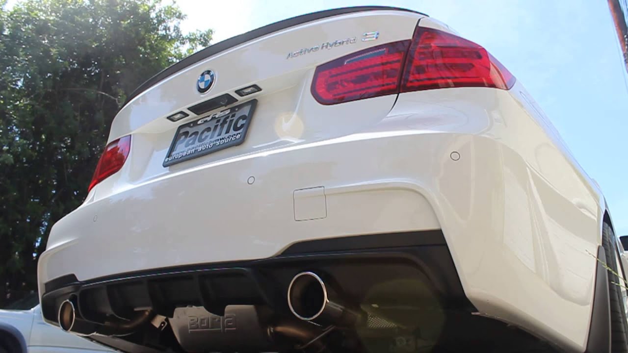2014 BMW ActiveHybrid 3 with Borla Atak - YouTube