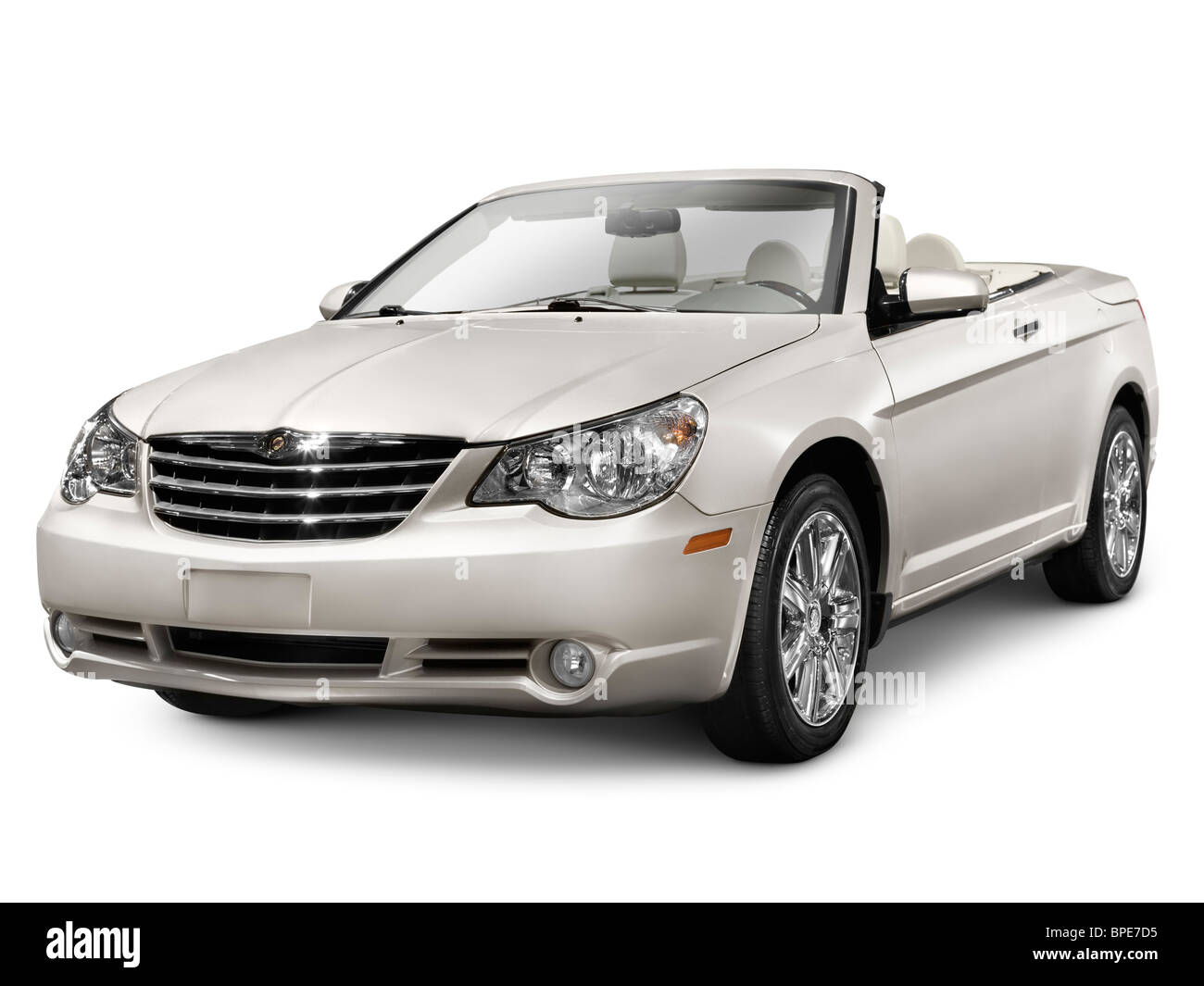 2010 Chrysler Sebring Convertible Limited. Isolated car on white background  with clipping path Stock Photo - Alamy