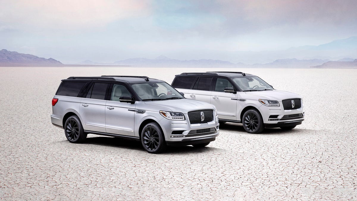 2021 Lincoln Navigator Black Label special edition is best viewed in black  and white - CNET