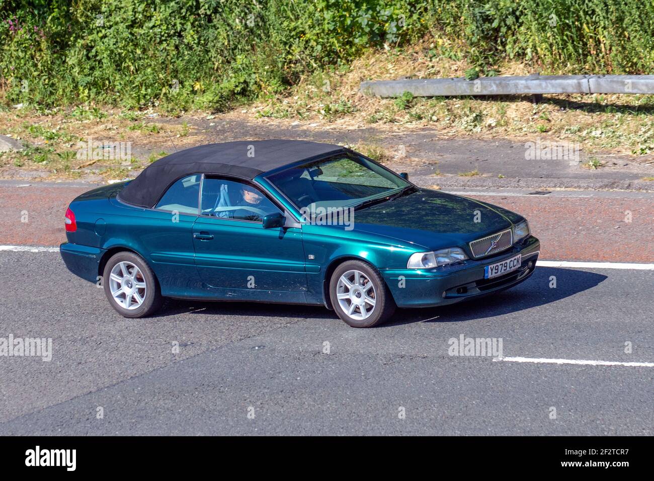 2001 Blue green Volvo C70 T 20V 2435cc classic cars, cherished veteran,  restored old timer, collectible motors, vintage heritage, old preserved,  collectable, restorable Stock Photo - Alamy