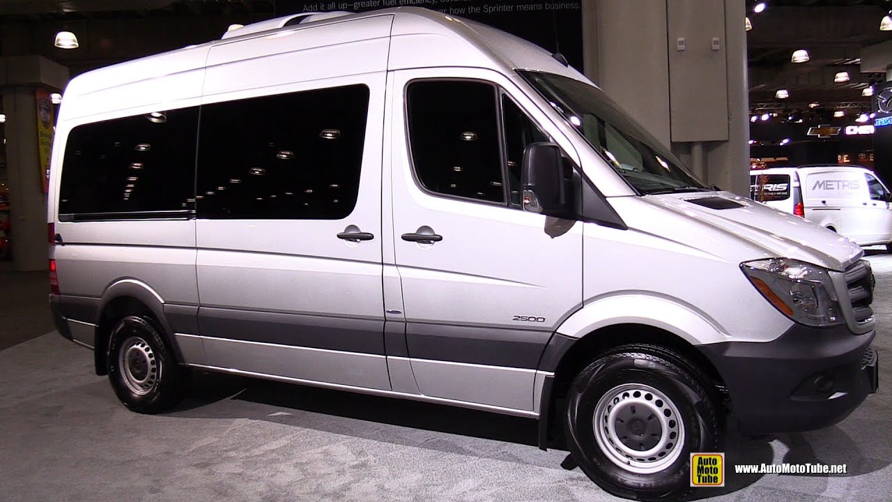 2015 Mercedes-Benz Sprinter Passenger Van - Exterior and Interior  Walkaround - 2015 NY Auto Show - YouTube