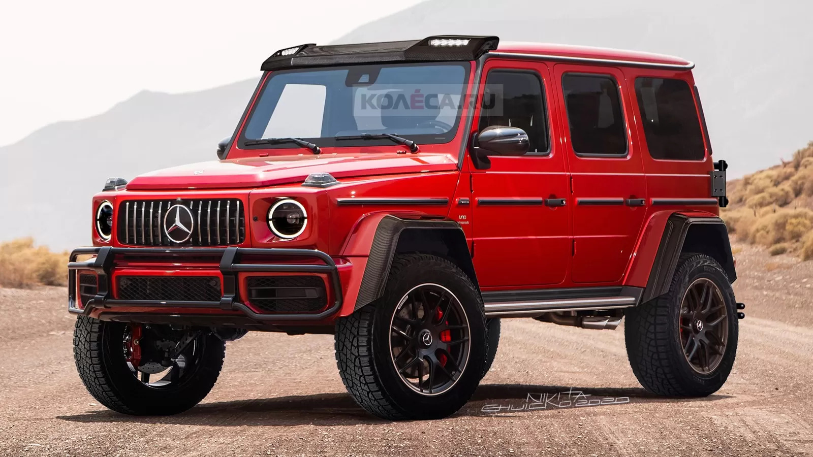 The New 2021 Mercedes-Benz G-Class 4×4² Should Look A Lot Like This |  Carscoops