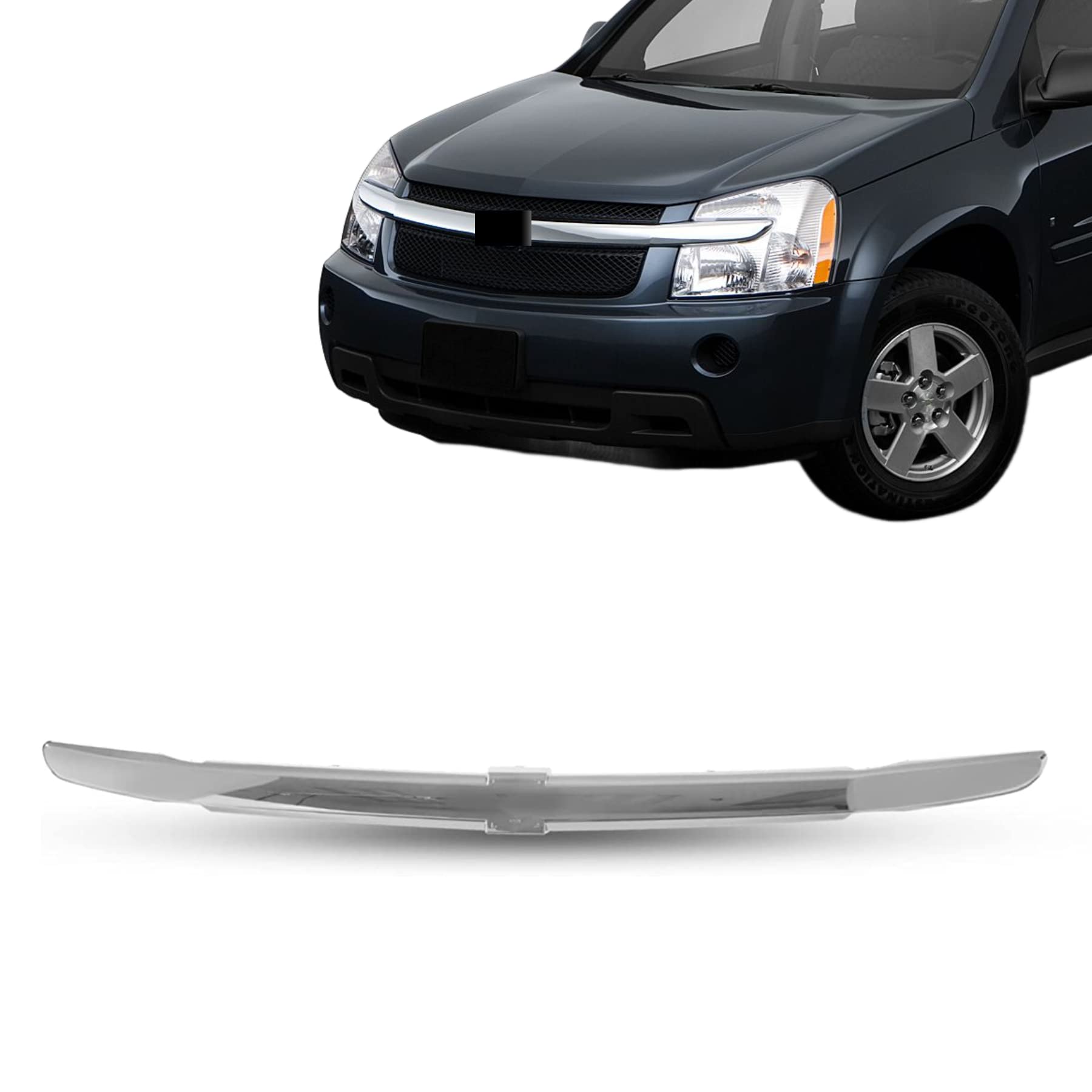 Amazon.com: PERFIT LINER New Replacement Parts Front Chrome Grille Grill  Molding Compatible With Chevy Equinox 2005 2006 2007 2008 2009 Fits  GM1210106 25906306 : Automotive