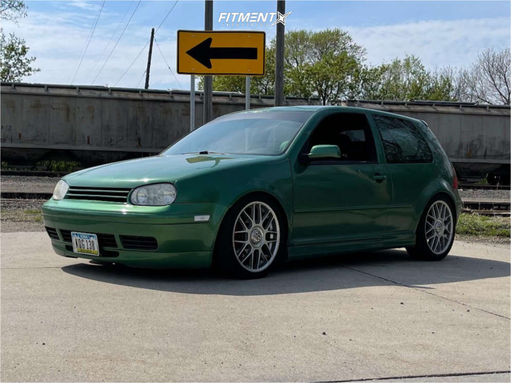 2001 Volkswagen GTI Base with 18x7.5 BBS Rc and Pirelli 225x40 on Coilovers  | 1706694 | Fitment Industries