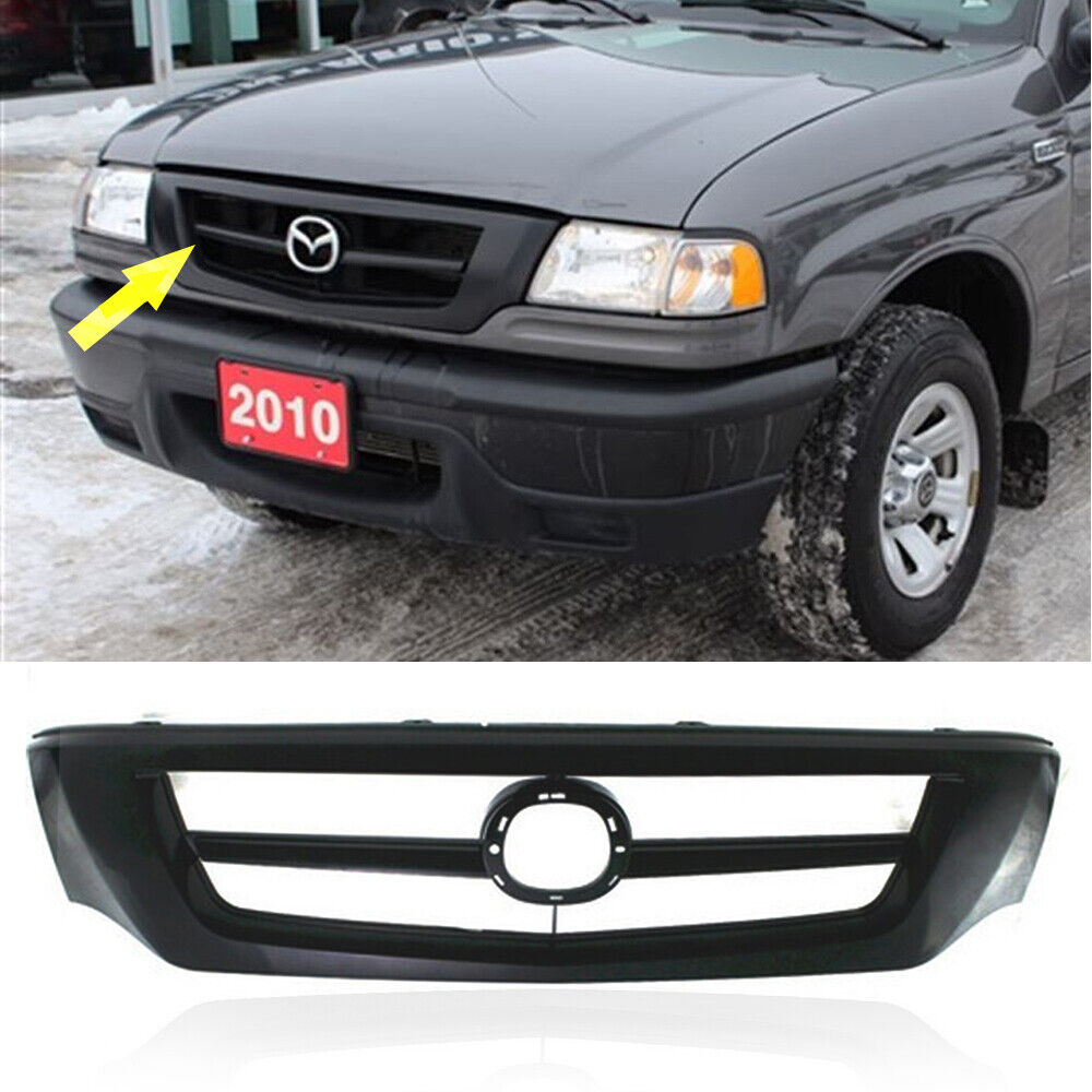For 2001-2008 Mazda B3000 2001-2010 B2300 Plastic GrilleTextured Black  723650113363 | eBay