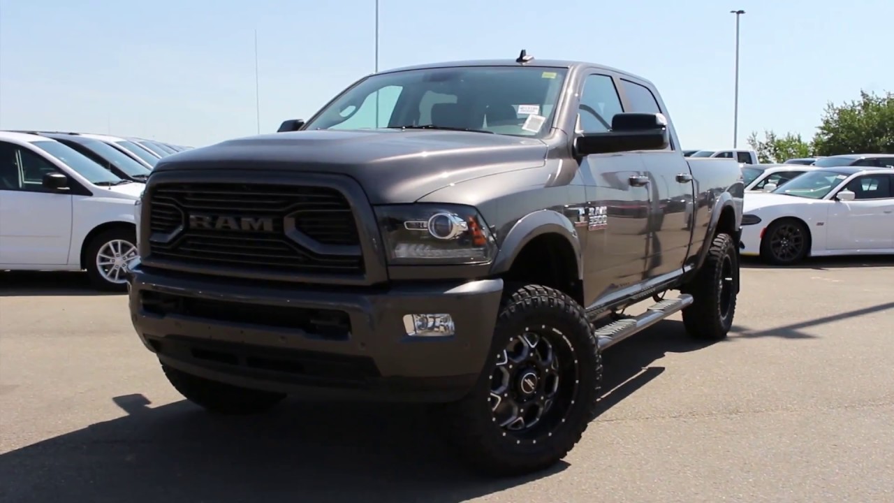 2018 Ram 3500 Laramie Limited 6.7L Cummins Diesel | Custom Ram Truck  Upgrades - YouTube