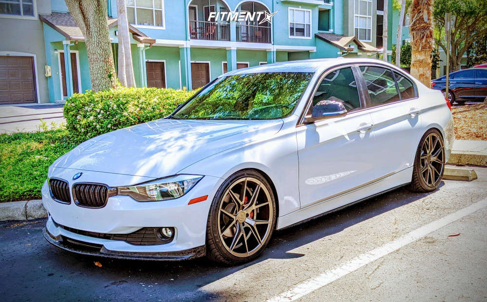 2014 BMW 320i XDrive Base with 20x8.5 Verde Axis and Falken 245x35 on  Coilovers | 1108169 | Fitment Industries
