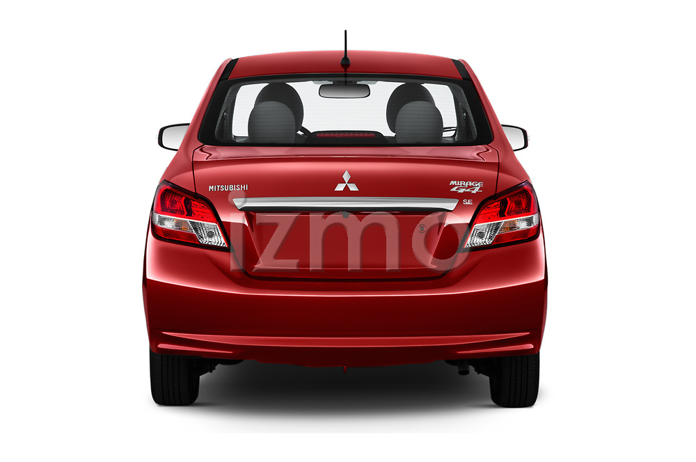 2020 Mitsubishi Mirage-G4 SE 4 Door Sedan Rear View Stock Images | izmostock