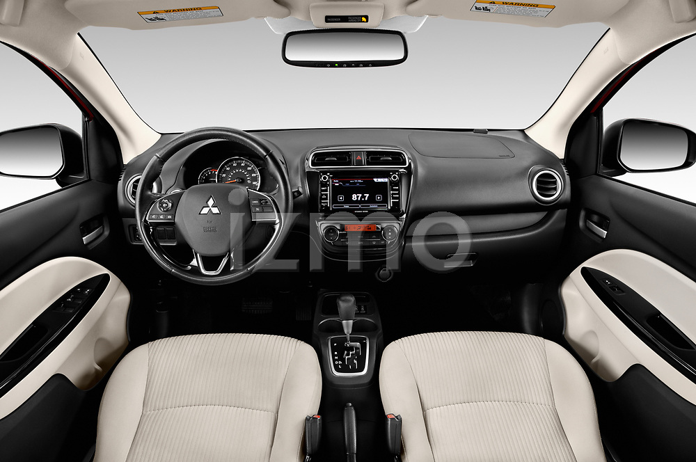 2020 Mitsubishi Mirage-G4 SE 4 Door Sedan Dashboard Stockphoto | izmostock