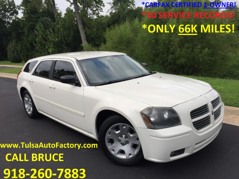 2006 DODGE MAGNUM SXT WAGON WHITE AUTO *CARFAX CERTIFIED 1-OWNER* *SUPER  WELL MAINTAINED-30 SERVICE Auto Factory, LLC | Dealership in Broken Arrow