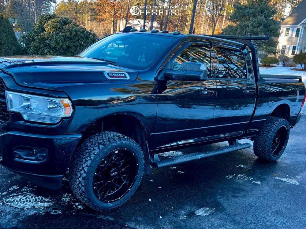 2022 Ram 2500 with 22x10 -19 Vision Rocker and 33/12.5R22 Venom Power Terra  Hunter X/t and Stock | Custom Offsets