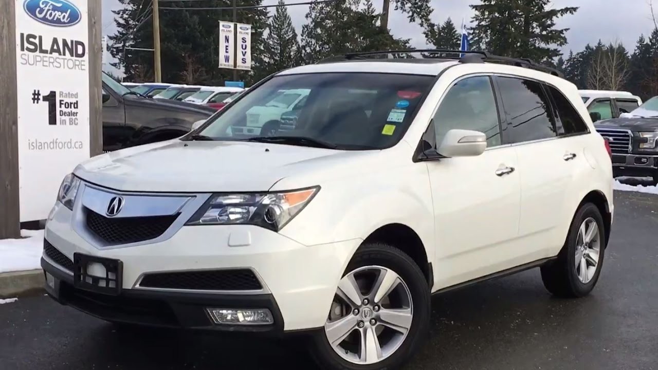 2012 Acura MDX AWD W/ Tech Pkg & Leather Power Seats Review | Island Ford -  YouTube