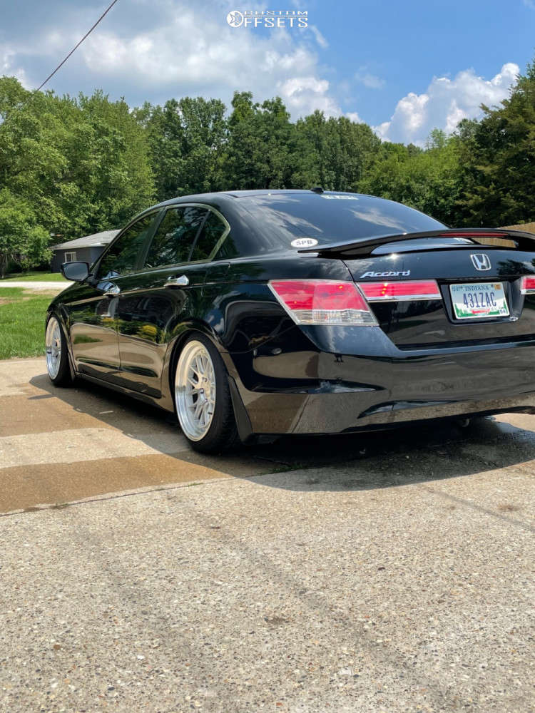 2011 Honda Accord with 18x9.5 35 Aodhan Ds06 and 235/40R18 Toyo Tires  Extensa Hp Ii and Coilovers | Custom Offsets