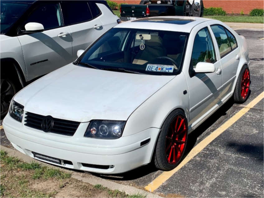 2001 Volkswagen Jetta with 18x8.5 35 XXR 567 and 205/35R18 Pirelli  Cinturato P1 and Coilovers | Custom Offsets