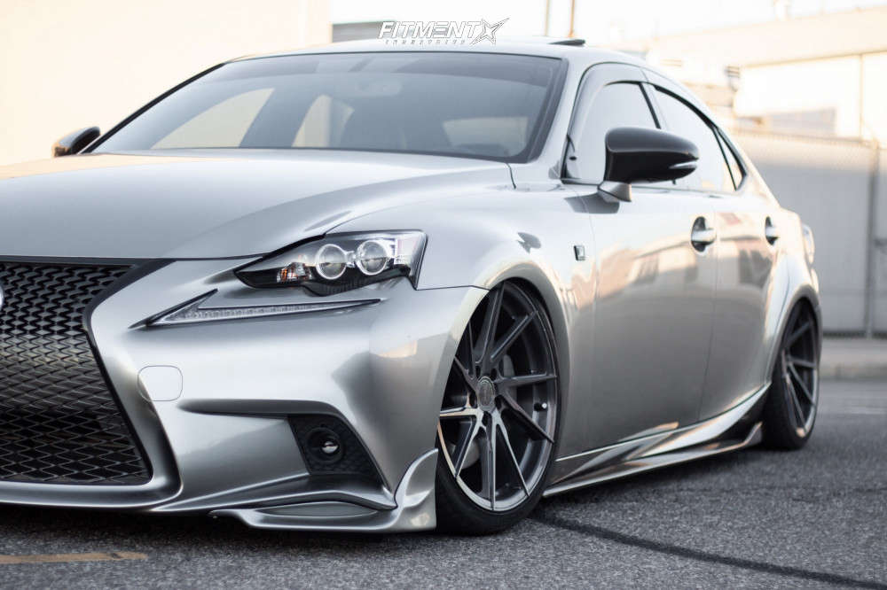2015 Lexus IS350 F Sport with 19x8.5 Stance Sf01 and Hankook 235x35 on Air  Suspension | 733714 | Fitment Industries