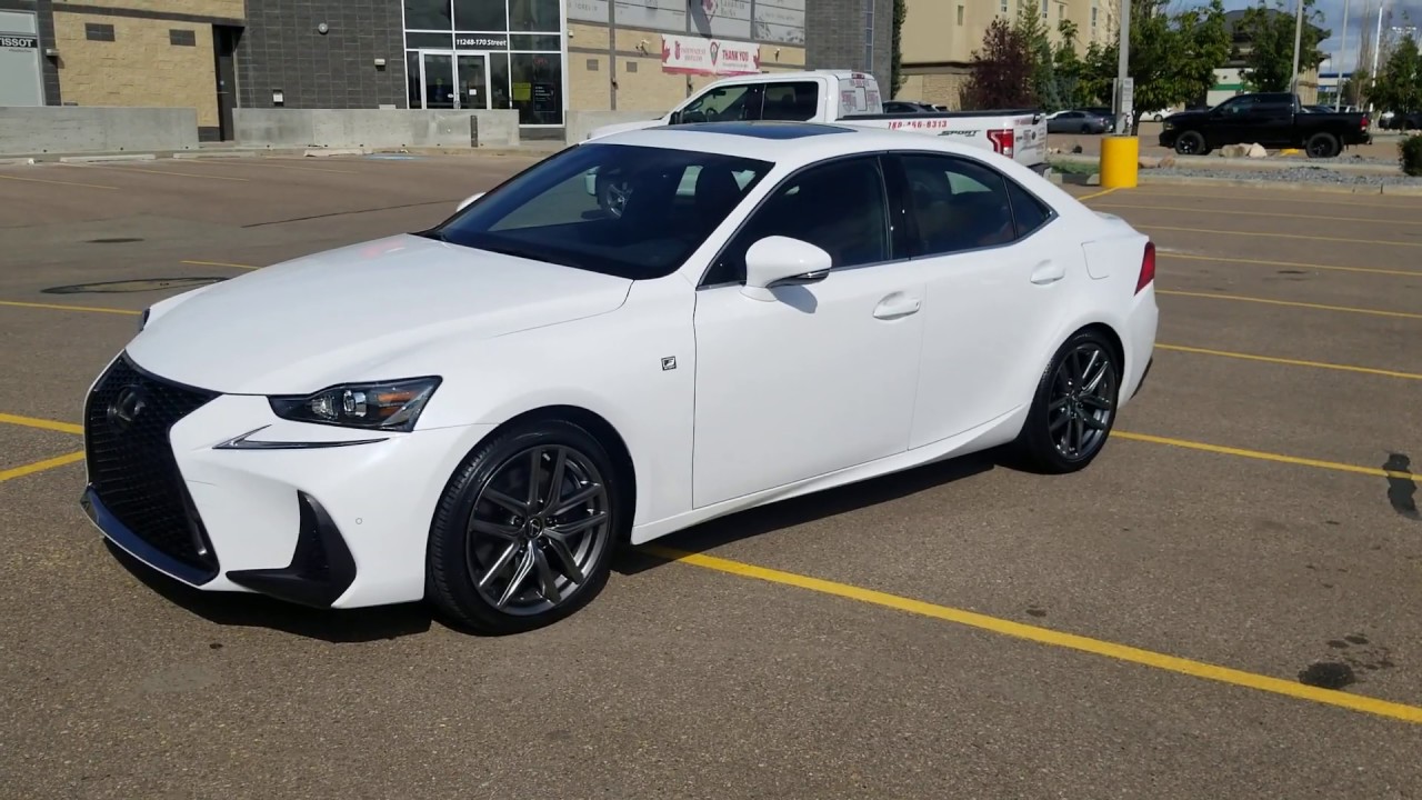 2019 Lexus IS 300 F Sport Walk around video and review of Features - YouTube