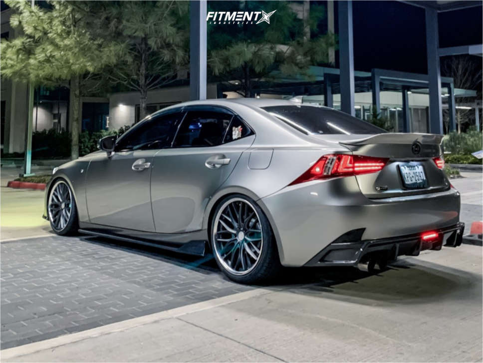 2016 Lexus IS200t F Sport with 19x8.5 Vossen Vws2 and Achilles 225x35 on  Lowering Springs | 1520358 | Fitment Industries