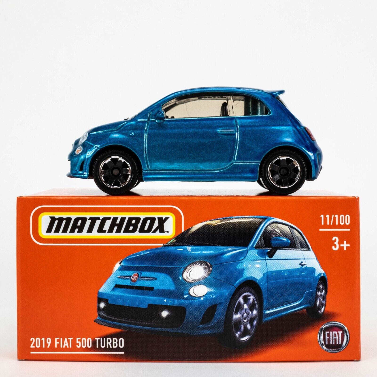 2022 Matchbox Power Grabs #11 2019 Fiat 500 Turbo LASER BLUE | SEALED BOX |  eBay