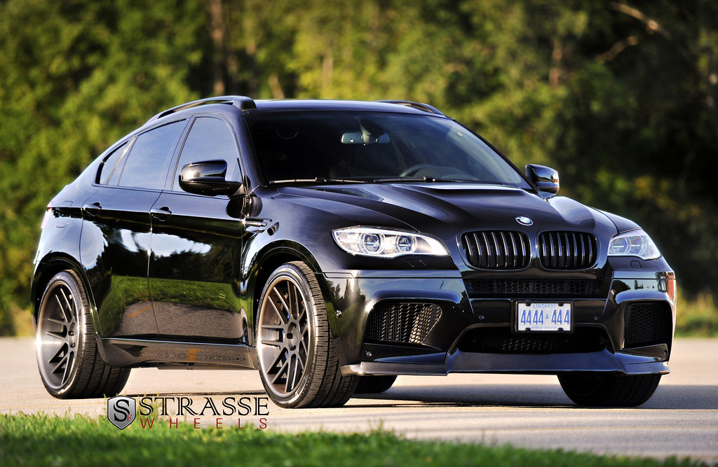 What's big, fast and on SM7 Deep Concaves? - BMW X6M - Strasse Wheels