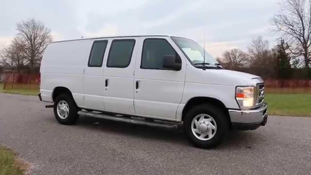 2010 Ford E250 Econoline Cargo Van~Cargo Divider~Power  Windows/Locks/Mirrors~A++ - YouTube