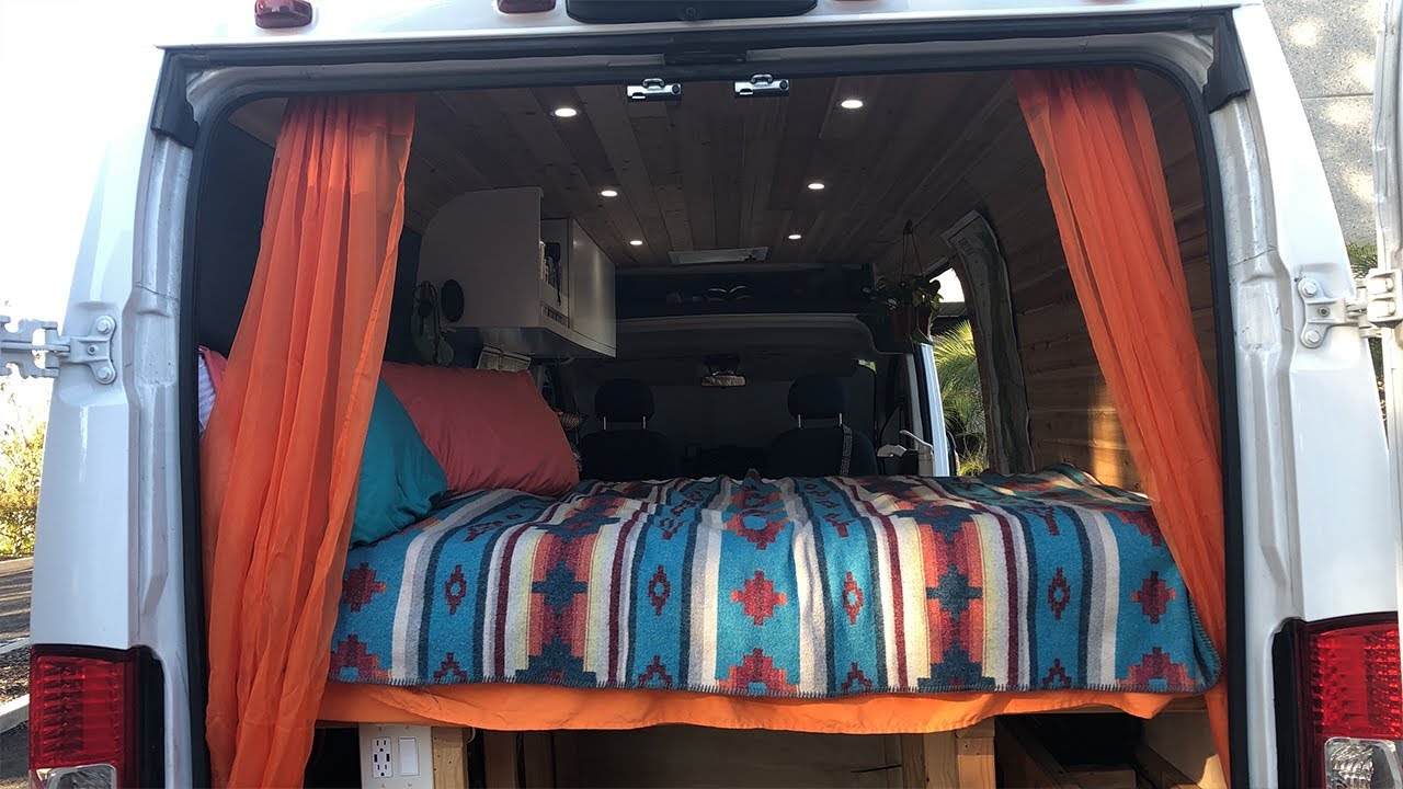 Van Tour | 2015 RAM ProMaster 2500 159" High Roof Camper Van Conversion -  YouTube