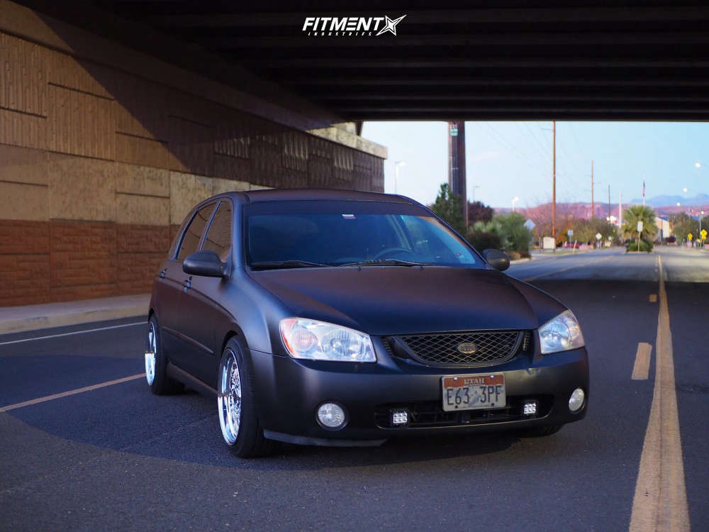 2006 Kia Spectra5 Base with 17x8.5 JNC Jnc004 and Hankook 205x45 on  Coilovers | 537227 | Fitment Industries