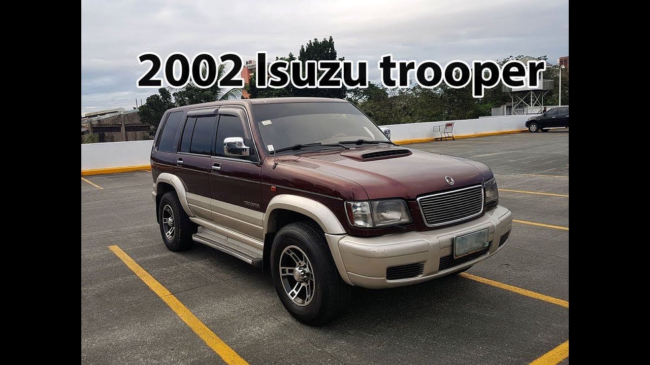 2002 isuzu trooper "arnold" 3.0 diesel full vehicle tour/review (for sale)  - YouTube