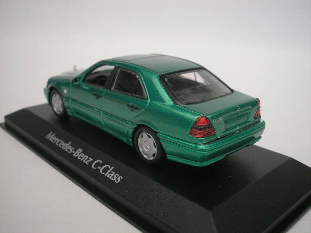 Mercedes Benz C Class 1997 Green Metallic 1/43 maxichamps 940037061 New  4012138161993 | eBay