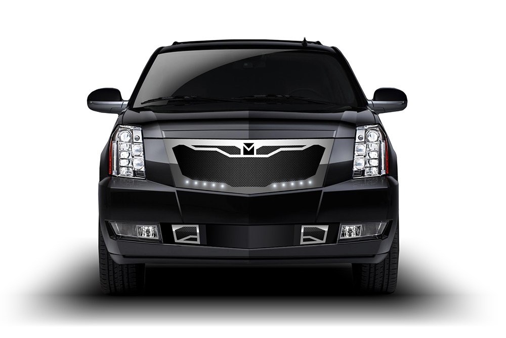 Macaro Fender Grilles for 2007-2014 Cadillac Escalade fits All models  (Triple Chrome finish) - Mr. Kustom Auto Accessories and Customizing