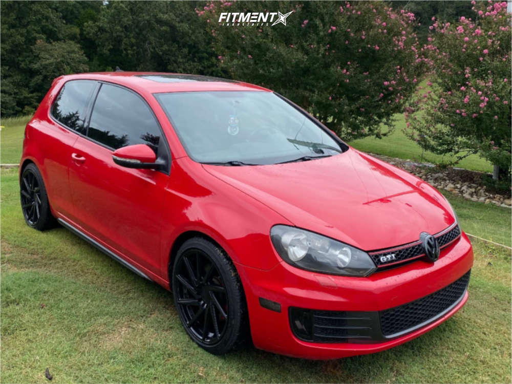 2011 Volkswagen GTI Base with 18x8.5 F1R F29 and Falken 225x40 on Stock  Suspension | 1937821 | Fitment Industries