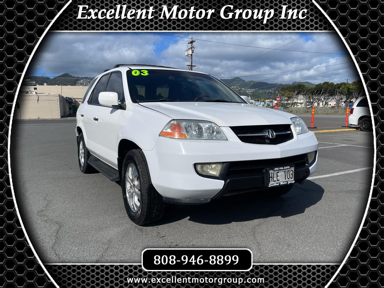 Used 2003 Acura MDX Touring for Sale in Honolulu HI 96817 Excellent Motor  Group Inc