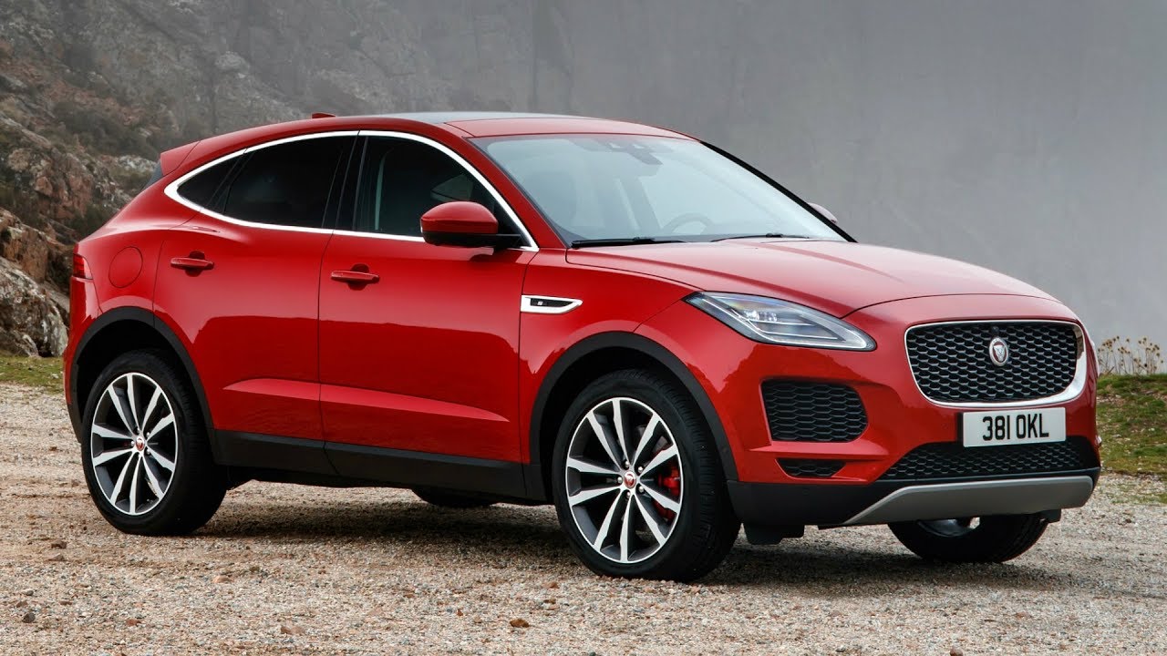 Red Jaguar E PACE S D240 AWD - Sporty and Comfortable - YouTube