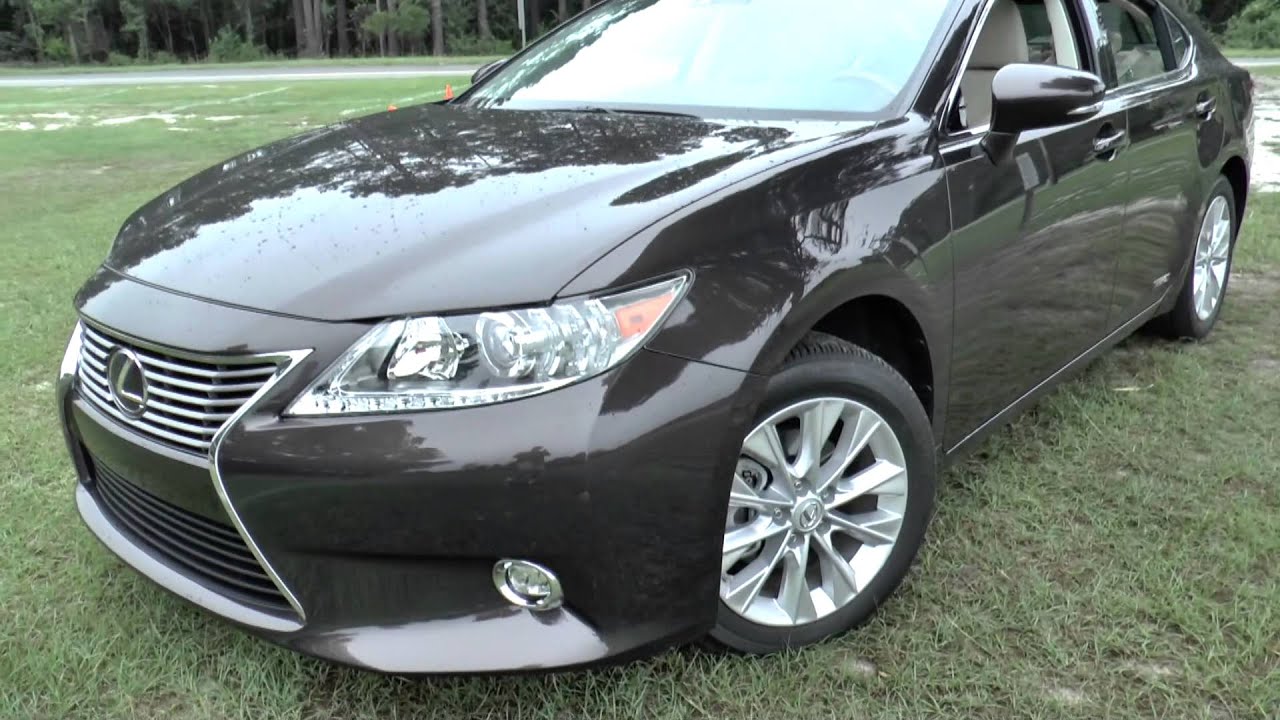 Best Detailed Walkaround 2014 Lexus ES300h Hybrid Sedan - YouTube