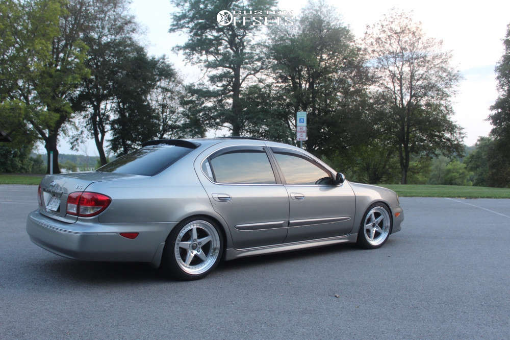 2004 INFINITI I35 with 18x8.5 35 Aodhan Ds05 and 255/40R18 Vercelli Strada  Ii and Coilovers | Custom Offsets